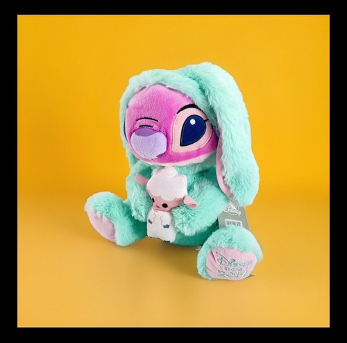 Disney Angel Bunny Plush Soft Toy Green Rare Stuffed Animal - Picture 23 of 24