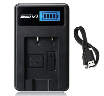 Battery Charger For Nikon Coolpix S2500, S2600, S2700,S2800,S2900 Digital  Camera