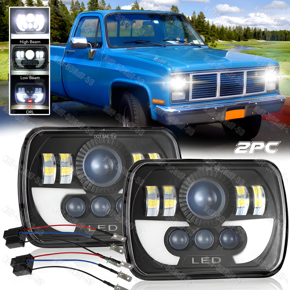 For Chevrolet K1500 K2500 K3500 1988-99 Pickup 5x7