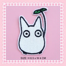 ??TOTORO CHIBI STUDIO GHIBL Full Embroidered Applique Iron Sew On Patch Badge ??