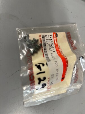 NEW GENUINE DUCATI SUPERSPORT MONSTER ST CLOCK METER TRIP KNOB SCREW 77640021A