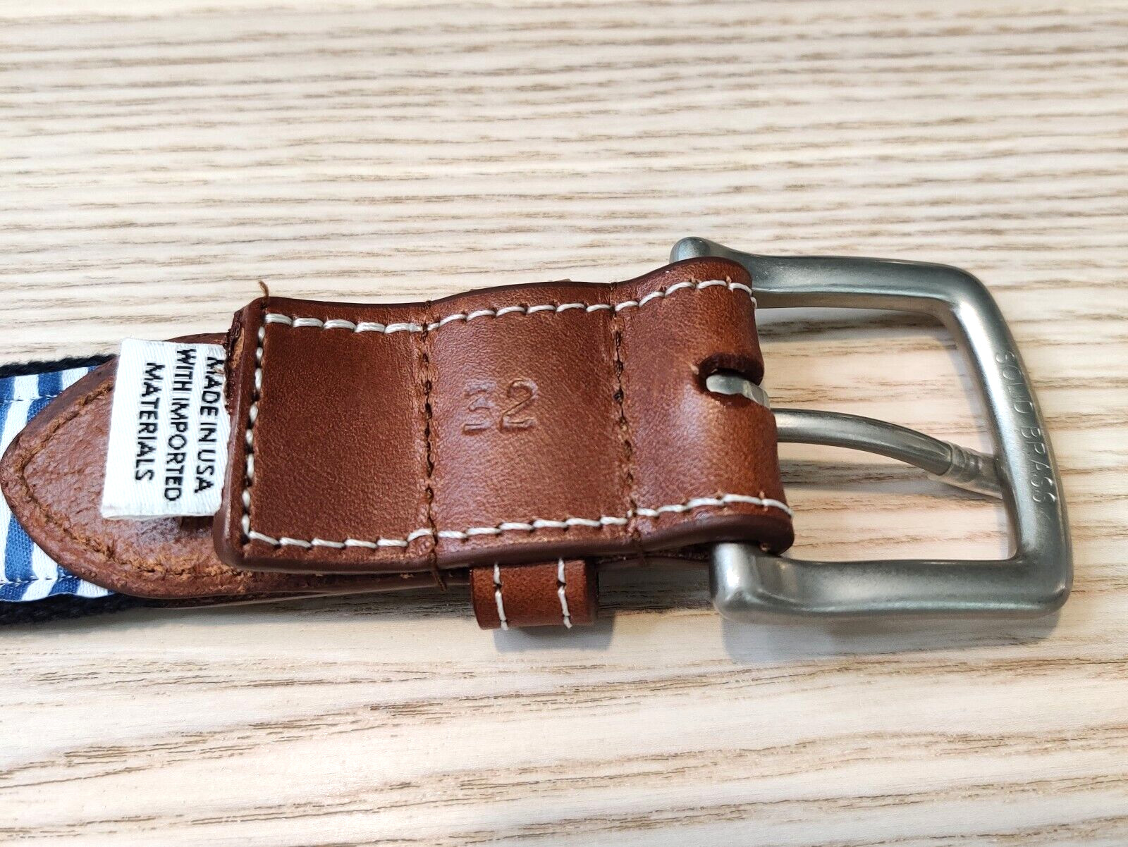 RARE Peter Millar Needlepoint Canvas Golf Belt The Br… Gem