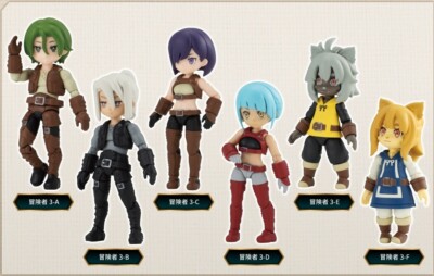 Gashapon Quest Northern Earth Potal Guild Adventurer Complete Set All 6
