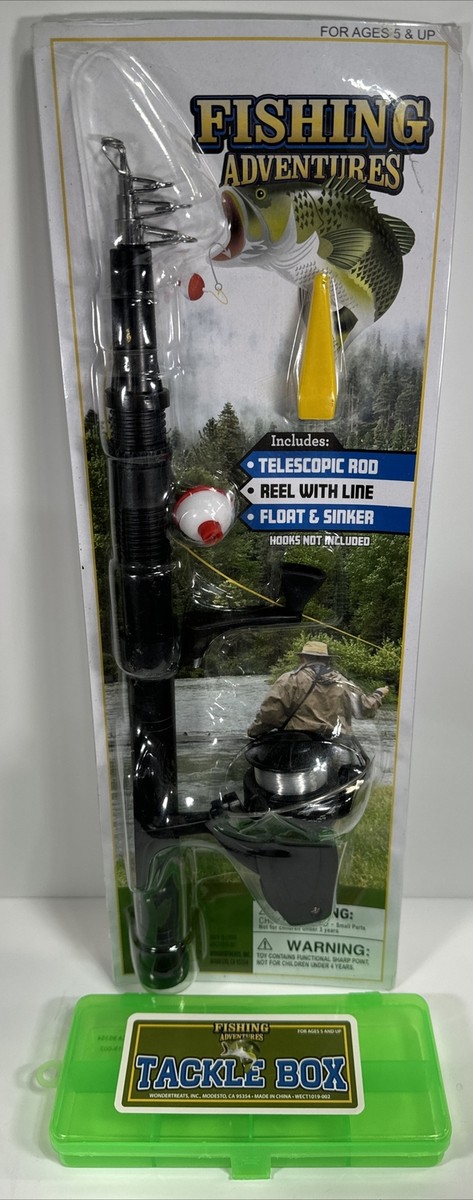 fishing adventures telescopic rod PLUSINNO Eagle Hunting Rods and Reel Combos Plusinno Anglers can be ready to fish anywhere and anytime with the Eagle Claw telescopic Pack Fishing Adventures Kid Telescopic Rod