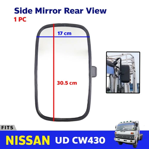 For Nissan UD CW430 Heavy Truck Side Exterior Mirror Rear View 1 PC EBGO