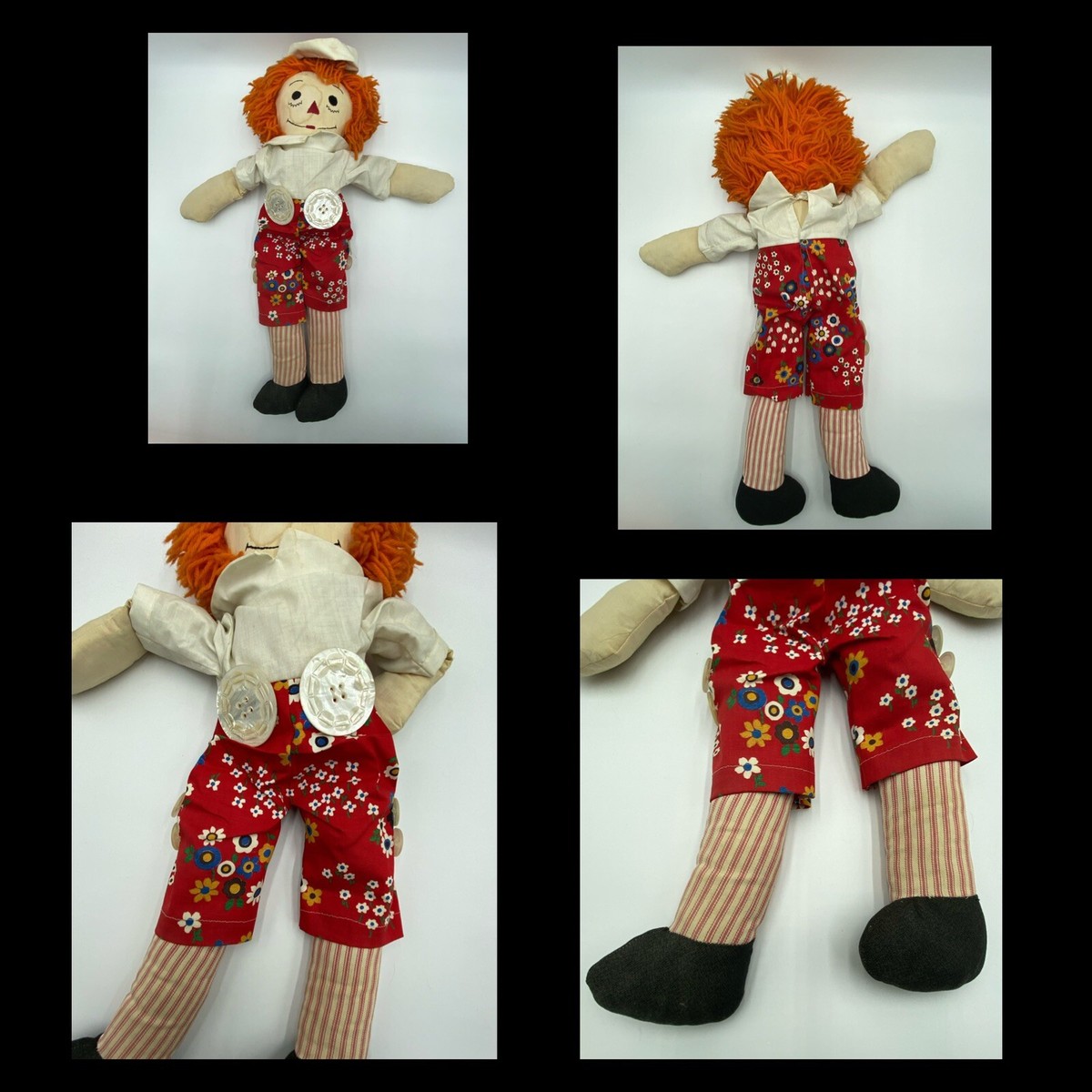 Raggedy Ann and Andy Orange Hair Vintage | eBay