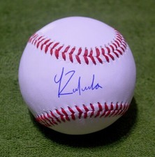 YOSVER ZULUETA Signed/Autographed BASEBALL BALL Seattle Mariners w/COA