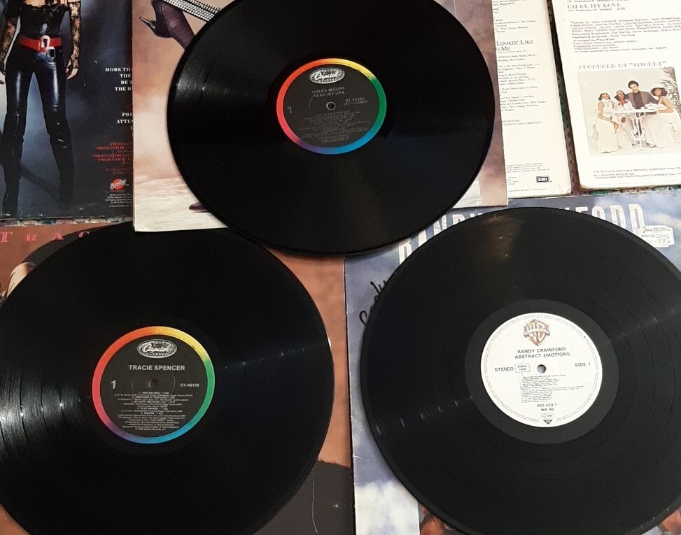 LOT of 6 1980's soul R&B LP Tracie Spencer, Melba Moore, The Supremes