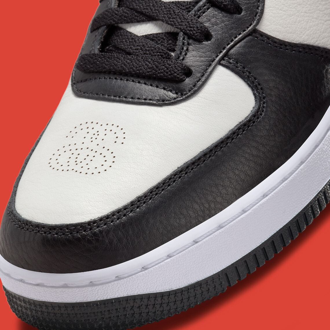 Nike Air Force 1 '07 Mid SP Stussy Panda Black White DJ7840