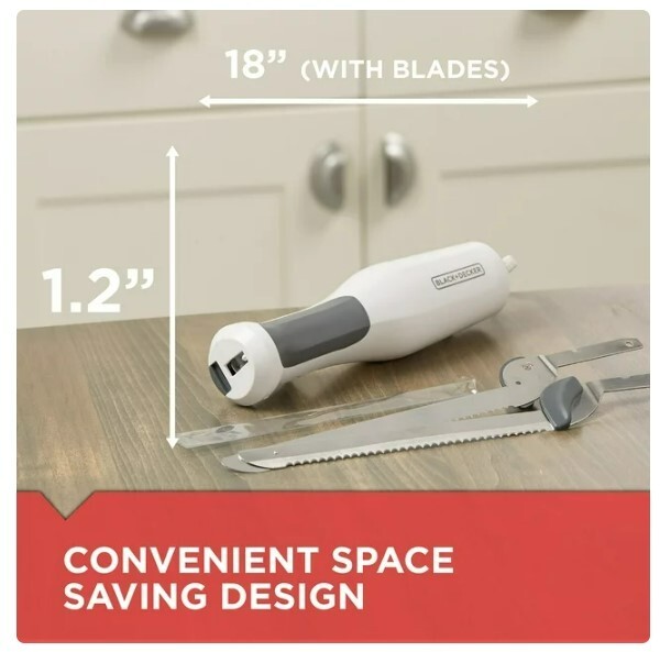 BLACK+DECKER Electric Carving Knife, White, EK500W NEW eBay