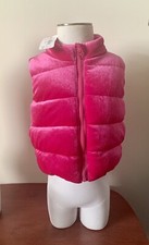 Gymboree girls pink winter puffy vest 0-3 Month New with tags