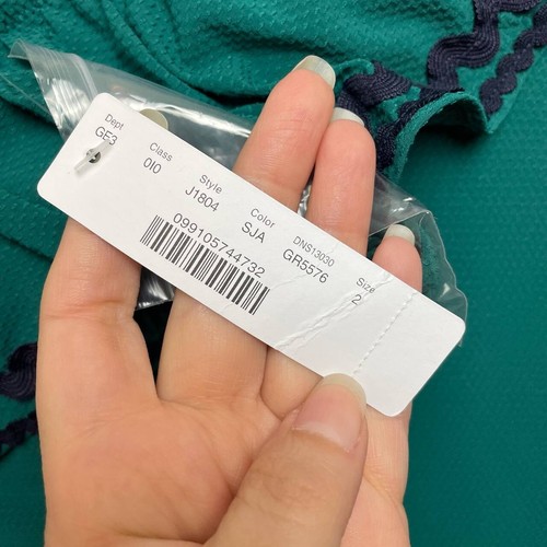 J.Crew Beach Festival Ruffle Bandeau Rickrack Swimsuit 2 Boho Vacation Summer - Picture 8 of 8