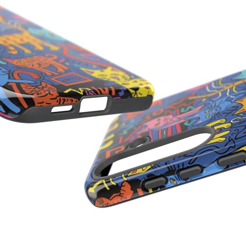 For iPhone | Samsung Galaxy | Pixel Phone Case - Cats Abstract Art Pattern - 第 137/256 張圖片
