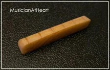 MusicianAtHeart 1 11/16" / 43mm UNBLEACHED BONE NUT made for some TAYLOR Guitars