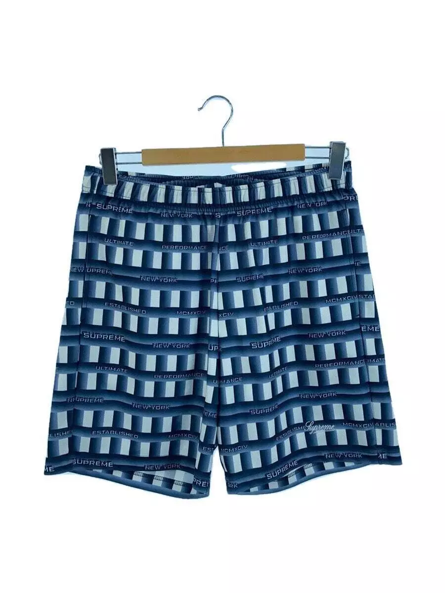 Pantalon court de football Supreme Grid bleu marine S occasion