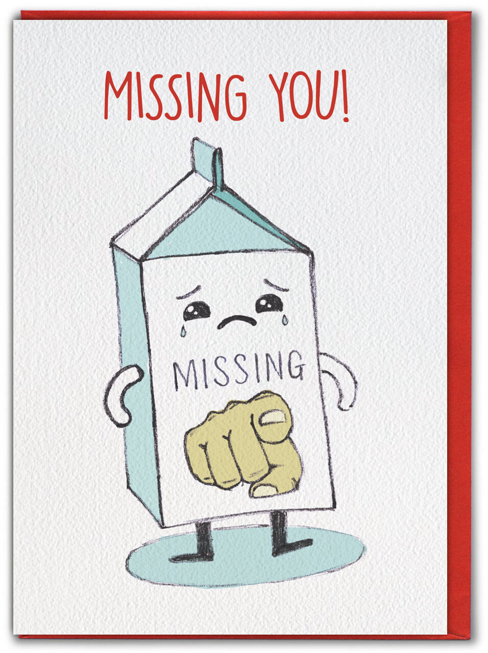 Missing You Thinking Of You Card For Him Her Loved Ones Miss You Missing You!