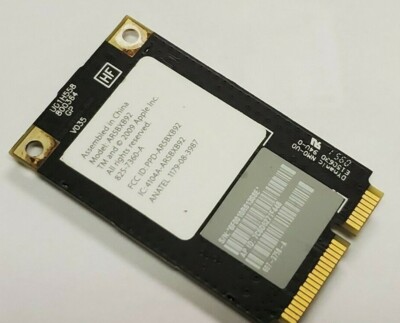  Apple 607-3758-A  Atheros AR5BXB92 AR9280 Dual wireless 802.11abgn PCIe