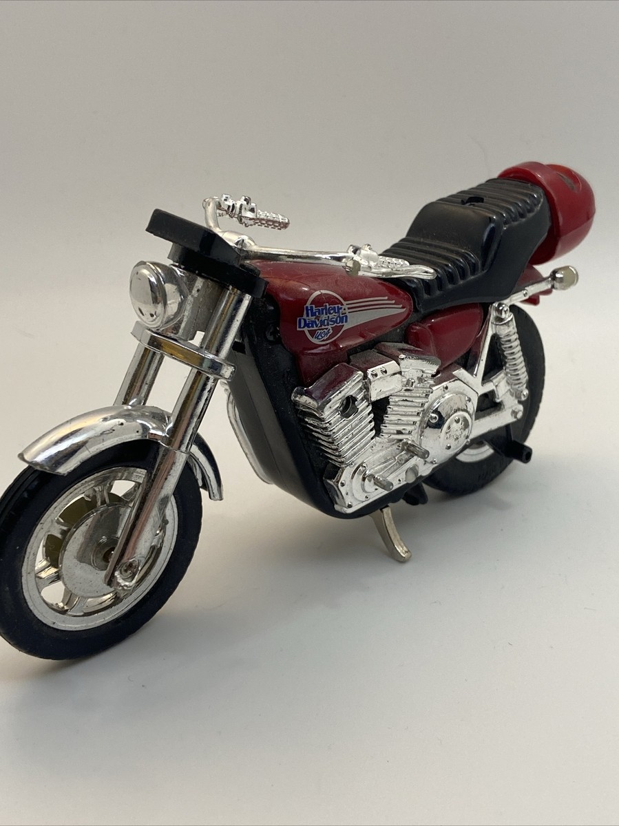Vintage Harley Davidson Toy Motorcycle (Pull Helmet) Stunt Cycle