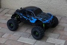 Custom Body Buggy Muddy Blue for V1  Traxxas Maxx 1/10 Truck Shell Cover