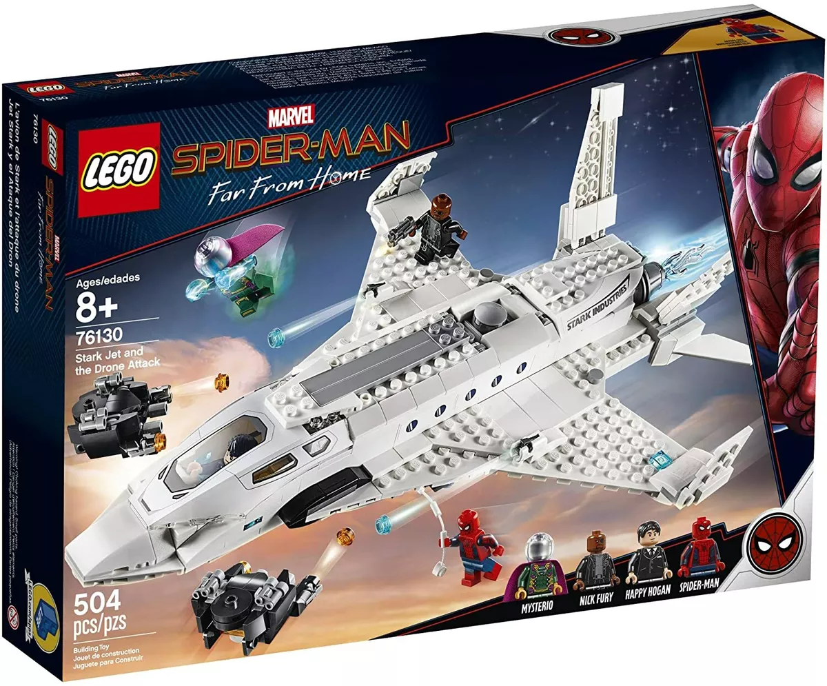 LEGO 76130 Super Heroes Spider Man Stark Jet and the Drone