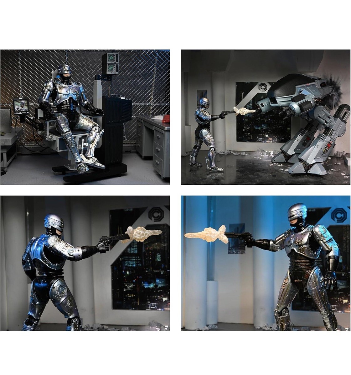 2022 NECA Ultimates - Battle-Damaged Robocop 7in Action Figure
