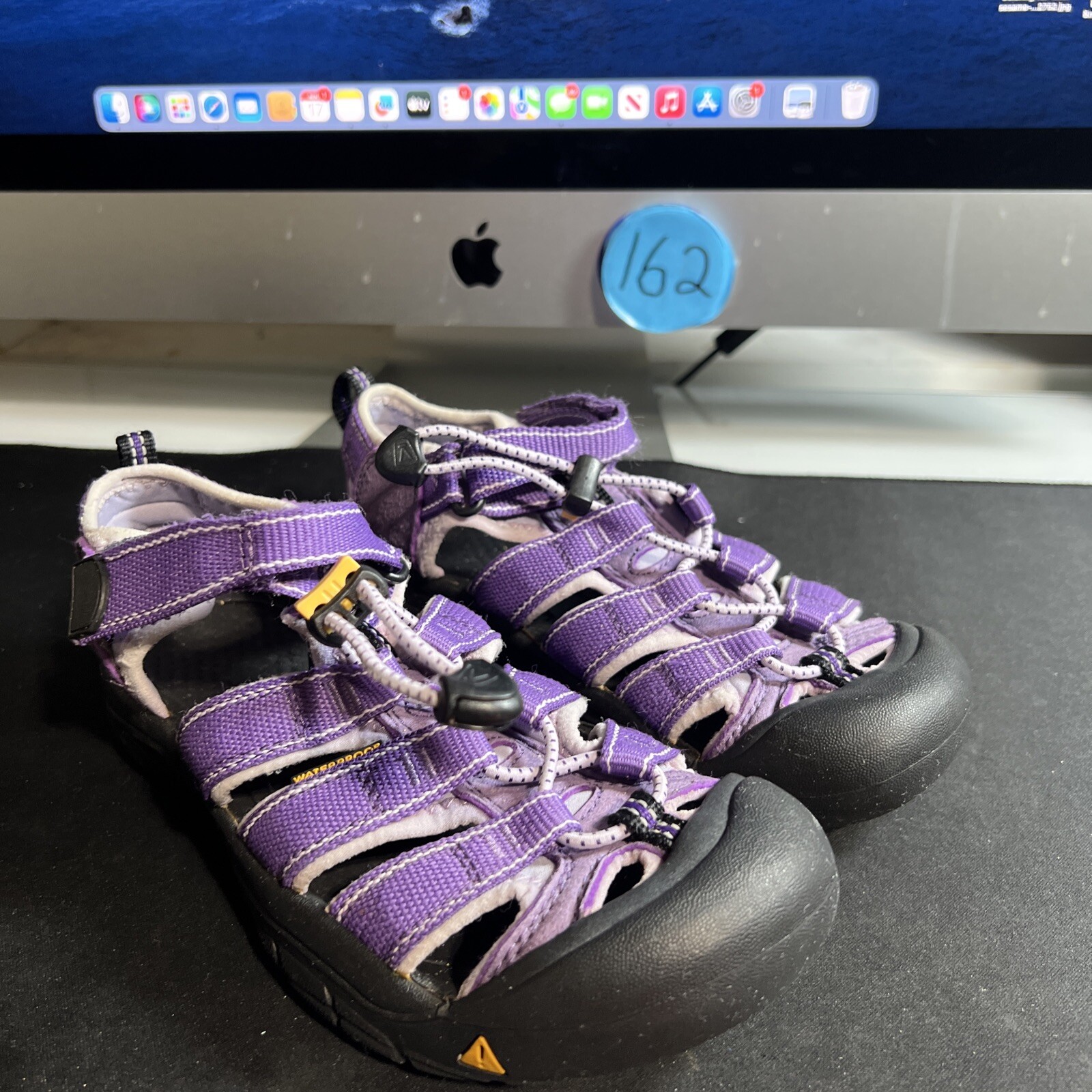 Sandali scarpe da acqua KEEN Newport H2 viola taglia giovane per ragazze taglia US 4 Y