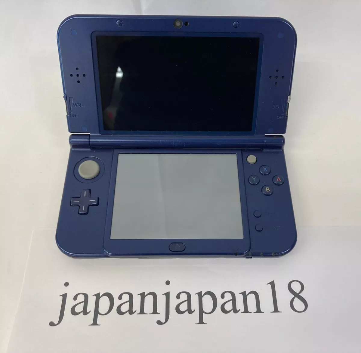 New Nintendo 3DS LL Red-001 Metallic Blue Handheld System Console Region  Japan