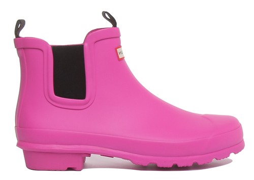 Hunter Original Junior Chelsea Kids Rubber Welly Boots In Black Size UK 12 - 4 - Picture 9 of 11