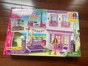 mega bloks barbie beach house