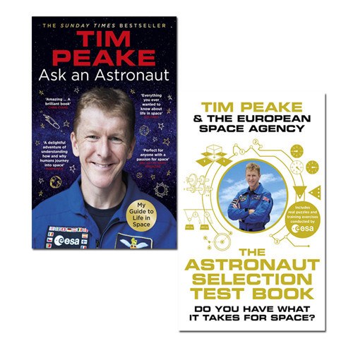 Tim peake Collection Astronaut selection test Ask an astronaut 2 Books Set NEW - Image 4
