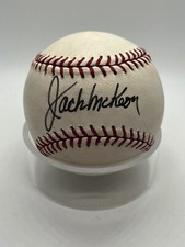 Jack McKeon Padres Marlins Signed Autograph OMLB Baseball PSA DNA *09