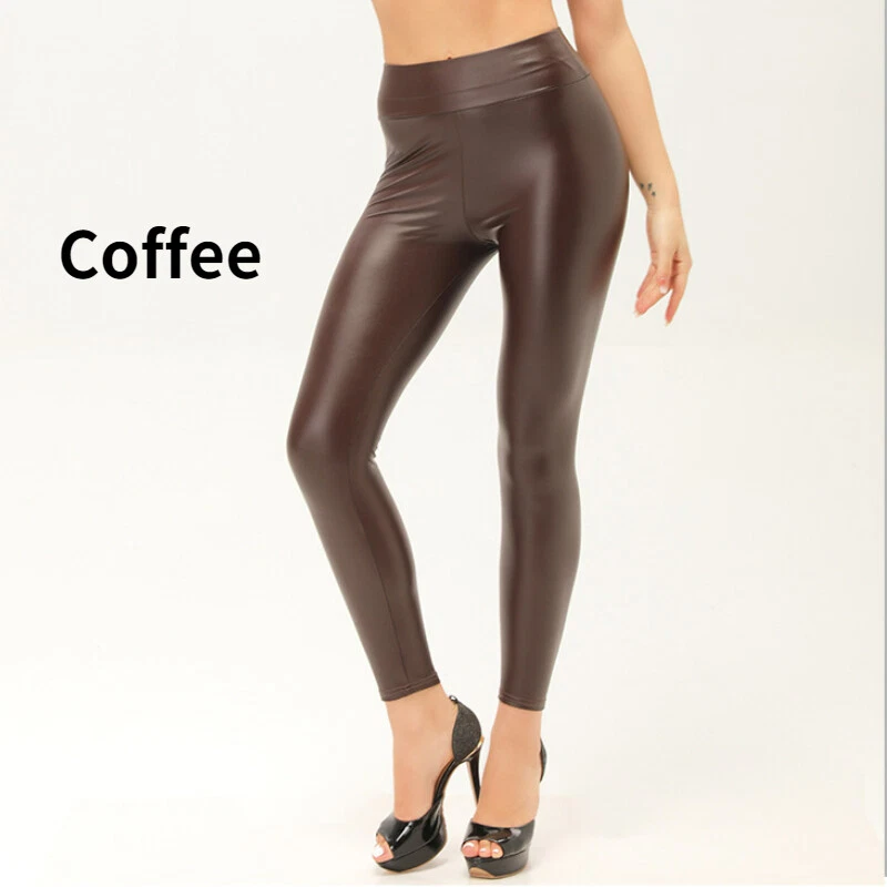 Legging simili cuir clearance mat