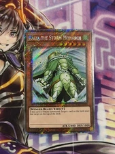 Yugioh Raiza the Storm Monarch Platinum Secret Rare RA03