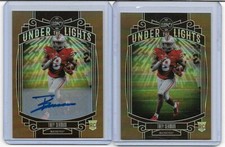 Trey Sermon 2021 Panini Legacy Auto & Base Bronze Under The Lights SP #/100
