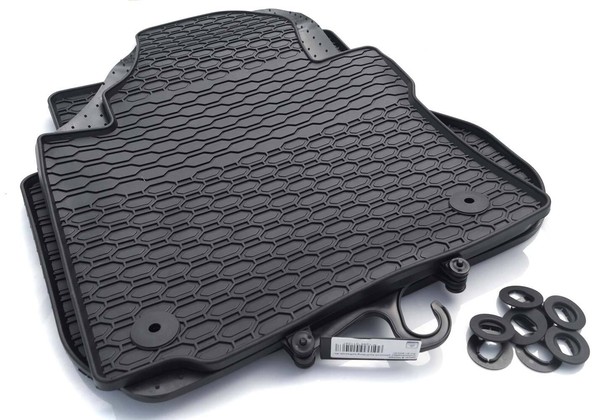 Neu Gummimatten Passend FüR VW Passat B6 B7 3C CC Gummi FußMatten Matten Set 4X-image