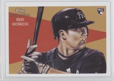 2010 Topps National Chicle Rookies Back Reid Gorecki by Dave Hobrecht #262 0j6