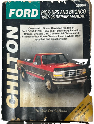 F150 F250 F350 BRONCO Service Repair Manual 1996 1995 1994 1993 1992 1991 - 1987