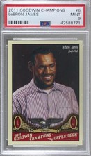 2011 Upper Deck Goodwin Champions LeBron James #6 PSA 9 MINT 05il