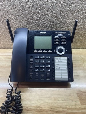 VTech AM18447/CM18045 Main Console 4-Line Expandable Office Phone   Used