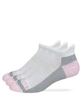 Top Flite Ladies Max Cushion Moisture Wicking Heel Tab Sport Socks 3 Pair Pack