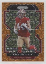 2021 Panini Prizm Orange Disco Prizm Kyle Juszczyk #57 6e9