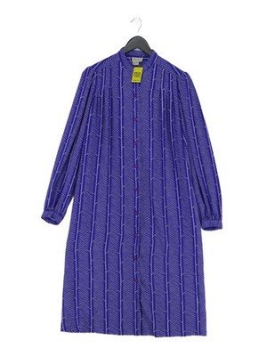 Kai Ming Shirt Mini Dress UK16 in Blue