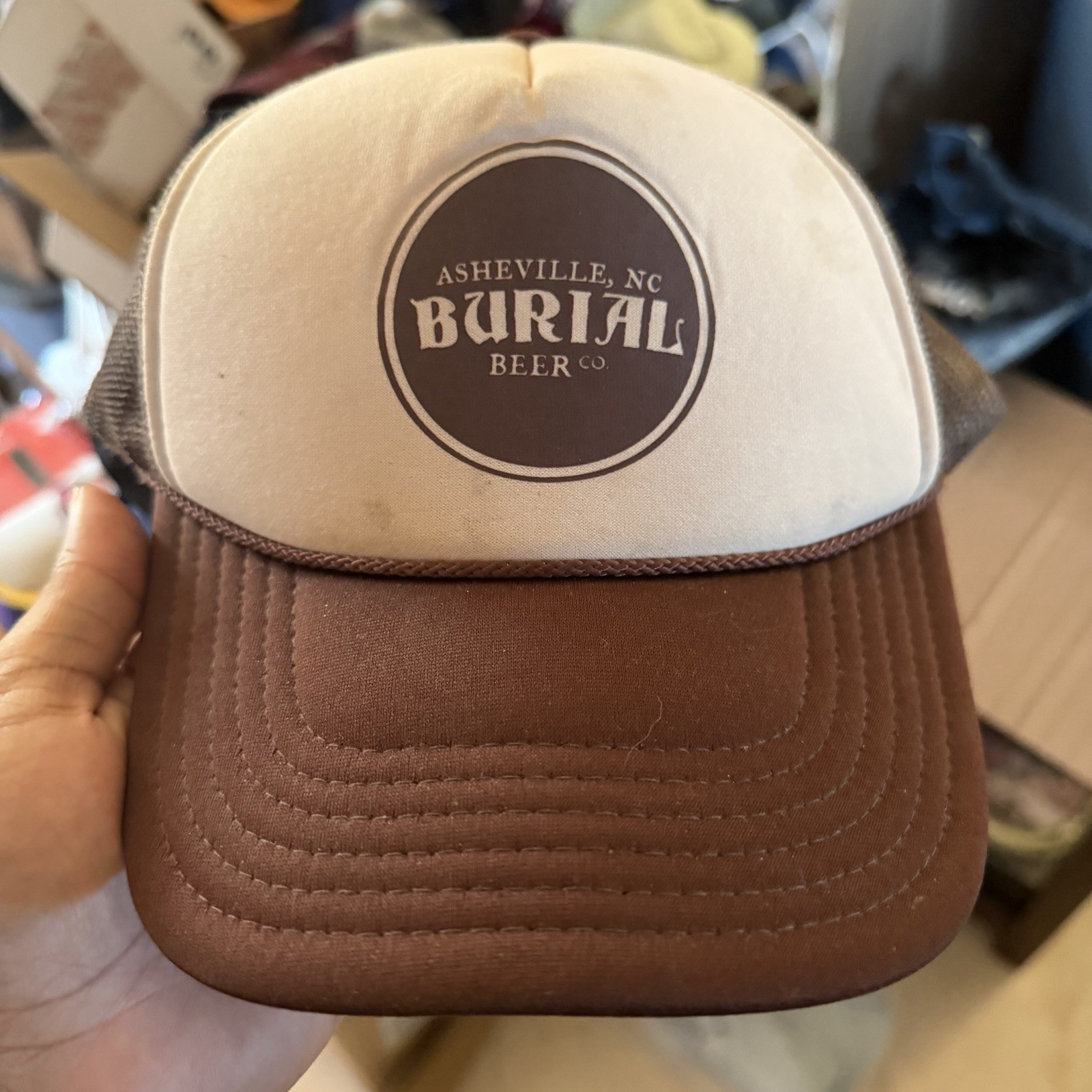 Burial  Hat Cap Strap Back Beer Retro Outdoor Trucker Men