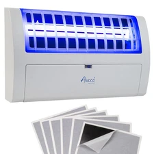 LED 13W 100V-240V Wall Mount Sticky Fly Trap Lamp for Capturing Flies, Mosqui...