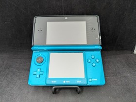 B3140 Nintendo 3DS console Aqua Blue Japan w/pouch x