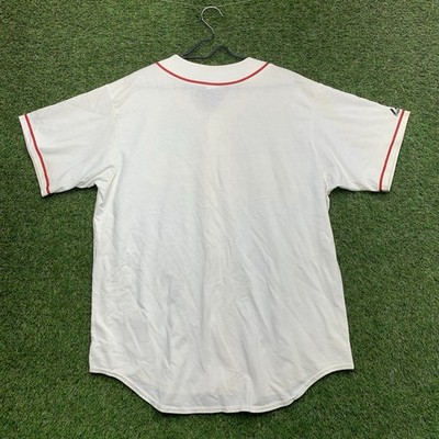 Cleveland Indians Majestic Jersey Mens XL White Baseball Sports