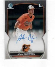 2023 Bowman Chrome Prospect Autograph #CPA-CAN Adam Crampton Autographe ID:58421