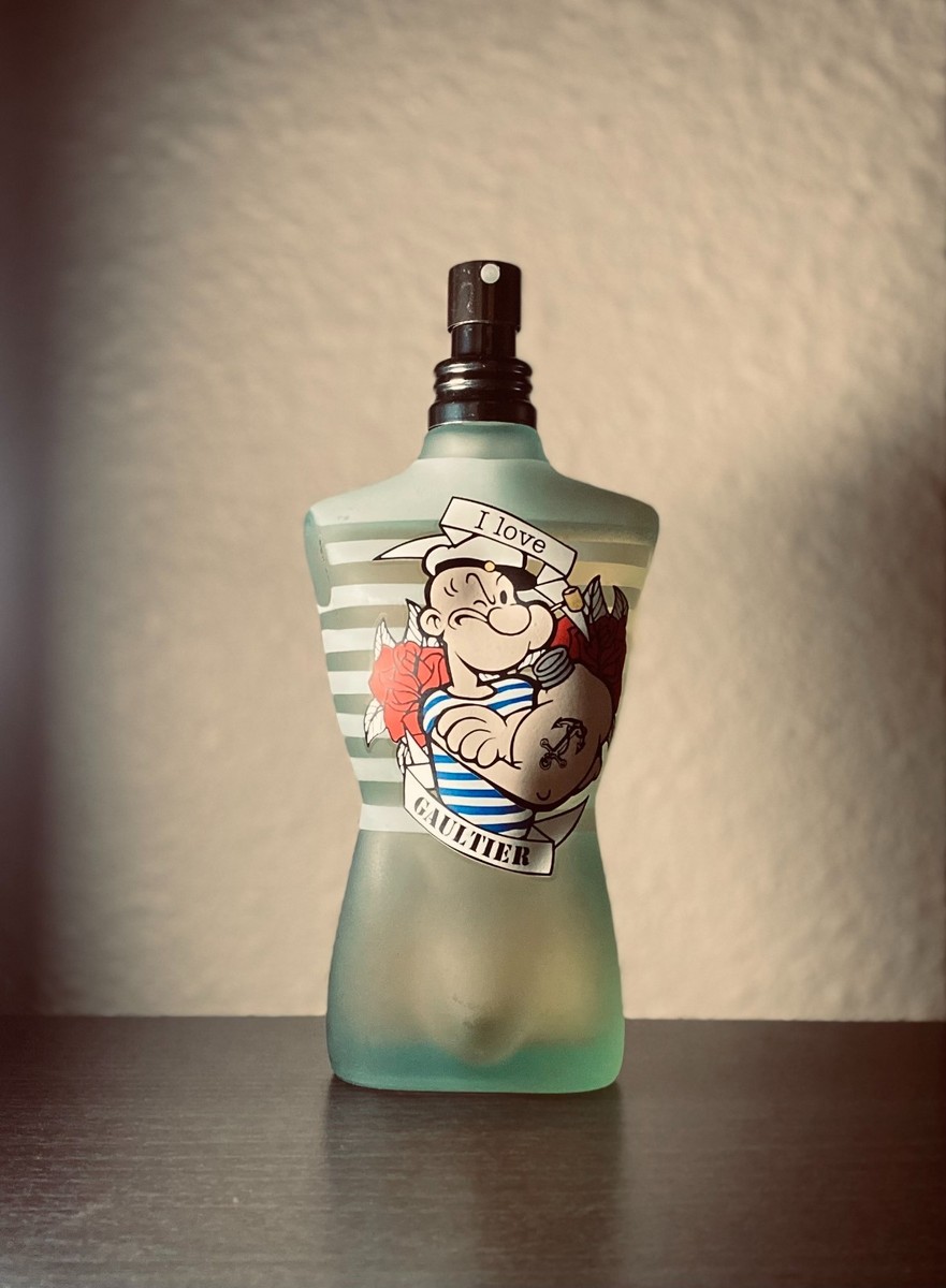 廃盤 限定　ゴルチェ ルマル　ポパイ　Eau Fraiche 125ml Jean Paul Gaultier Le Male Popeye Eau Fraiche 4.2 Oz 125 Ml RARE