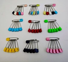 Assorted Baby Diaper Pins for Cloth Diapers Vintage to Now