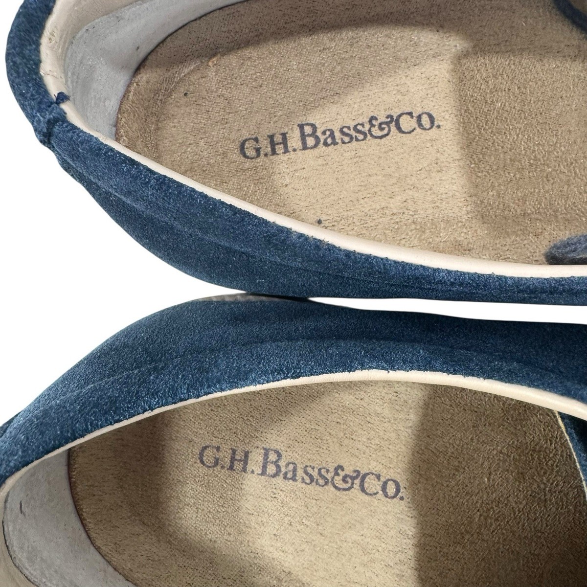 GH Bass & Co Pasadena Oxfords Mens Size 11 M Blue Suede  display picture 3